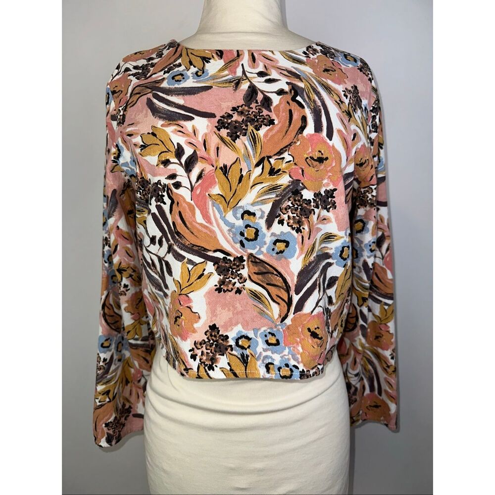 Girl & The Sun Sz M Ellery Floral Top Free People - Picture 1 of 11